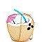 Unique Coconut Theme Vintage Novelty Cross Body