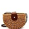 Knitted Straw Bohemian Cross Body Shoulder Bag  PPC6093-LP