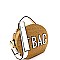 PPC6120 'It Bag' Straw Round Satchel Shoulder Bag