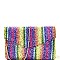 Multi-Color Glittery Envelope Clutch  MH-PPC6236