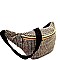 Checker Plaid Print Fabric Fashion Fanny Pack MH-PPC6319