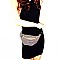 Checker Plaid Print Fabric Fashion Fanny Pack MH-PPC6319