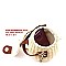 TWO WAY BAMBOO BUCKET SATCHEL