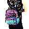 PPC6518-LP Multi-colored Sequin Accent Flashy Fashion Backpack