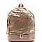 PPC6524-LP Sequin Accent Zipper Bottom Fashion Backpack