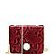 CHAIN STRAP SNAKE PRINT SHOULDER BAG
