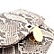 CHAIN STRAP SNAKE PRINT SHOULDER BAG