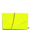 STYLISH NEON ENVELOPE CLUTCH