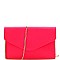 STYLISH NEON ENVELOPE CLUTCH