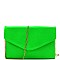 STYLISH NEON ENVELOPE CLUTCH