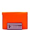 STYLISH NEON ENVELOPE CLUTCH