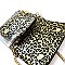 Transparent Clear Leopard Print 2 in 1 Flap Shoulder Bag  MH-PPC6580
