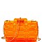 NEON ACRYLIC EVENING CLUTCH