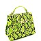 Snake Print Turn-Lock Medium 2Way Bag