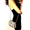 Snake Print Small Flap Satchel Shoulder Bag