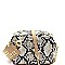 Studded Handle Accent Snake Print Boxy Shoulder Bag MH-PPC6614