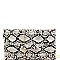 Fashionable Snake Print Envelope Clutch MH-PPC6620