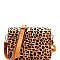Fashionable Leopard Print Cork Texture Cross Body Shoulder Bag MH-PPC6625
