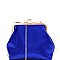 Kiss-Lock Accent Frame Metallic Clutch Shoulder Bag
