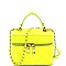 Neon Quilted Medium Boxy 2Way Bag