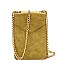 LIZARD CROSS BODY CELLPHONE HOLDER