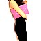Neon Patent Envelope Clutch