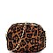 CHAIN STRAP LEOPARD PRINT CROSS BODY & SHOULDER CAMERA BAG