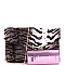 Tiger Print Envelope Clutch