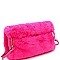 OVER SIZED FAUX-FUR CROSS BODY ARM WARMER