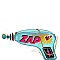 NOVELTY FUN ZAP LASER GUN CROSS BODY