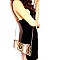 SNAKE PRINT CHAIN ACCENT CLUTCH SHOULDER BAG