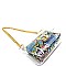 2 in 1 Transparent Snake Print Shoulder Bag