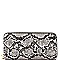 Fashionable Snake Print Single Zip-Around Wallet  MH-PPW2169