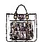 Michelle Obama Trendy Style 2 in 1 Transparent Clear Satchel