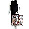 Michelle Obama Trendy Style 2 in 1 Transparent Clear Satchel