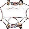Michelle Obama Trendy Style 2 in 1 Transparent Clear Satchel