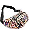 Magazine Print Multi-Pocket Patent Fashion Fanny Pack  MH-PQS005