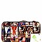 Obama Magazine Print Wallet Cellphone Holder Cross Body  MH-PQS009