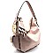 PS1153-LP Zipper Detail Side Pocket Hobo