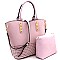 Fashionable Chain Accent Laser-Cut 2 in 1 Tote MH-PS3183