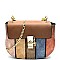 PS3816-LP Multi-colored Strip Cross Body