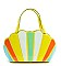 AMAZING QUALITY BOXY FRAME MULTI COLOR SATCHEL