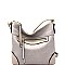 QS2202-LP Pocket Accent Slouchy Messenger Cross Body