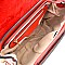 QX6818-LP Pearl Embellished Handle Quilted Shoulder Bag