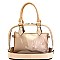 R9476-LP  Transparent Clear 2 in 1 Dome Satchel