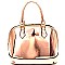 R9507-LP Metallic Dome Satchel