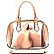 R9507-LP Metallic Dome Satchel