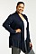 PACK OF 3 PIECES LADIES RAYON CARDIGAN PLUS SIZE MURC001X