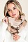 Pack of 12 Assorted Color Plaid Print Faux Fur Infinity Scarves