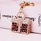 Handbag Shape Rhinetone Keychain